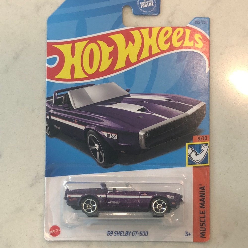 Purple '69 Shelby GT-500 Toy Car